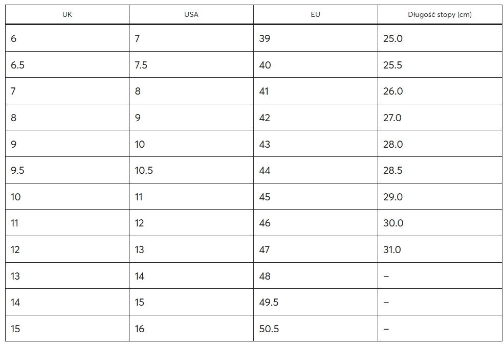 Розмірна сітка Dr. Martens для чоловіків